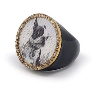 Marc by Marc Jacob’s Holographic Dog Ring NWT